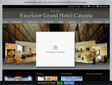 Tablet Screenshot of excelsiorgrandhotelcatania.com